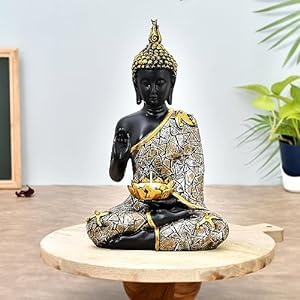 Experience peace and harmony with our premium Buddha Statue crafted with precision in polyresin finish. This beautifully sculpted piece will enhance the ambiance of your home or office.