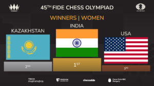 India Wins Historic Gold in 45th FIDE Chess Olympiad 2024